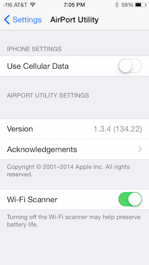 does iphone 13 have wifi scanner